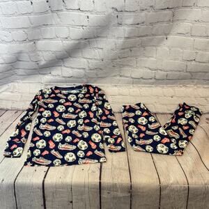 Lev Baby Soccer Pattern Bamboo Pajama Set